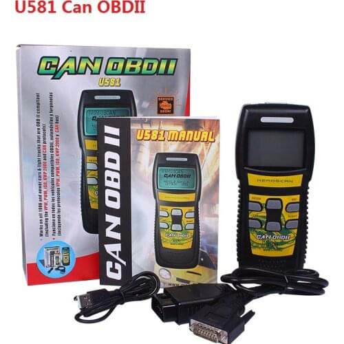 Universal Memoscan U581 Code Readers Scan Tools Automotive Obd2 Scanner Car Obd 2 II Can Bus Obdii Professional Auto Scanner