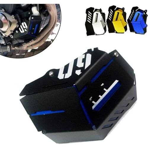 MT09 MT 09 2014-2016 Water Coolant Recovery Tank Shielding Guard Frame Cover Protector For Yamaha MT-09 FZ-09 FZ09 CNC