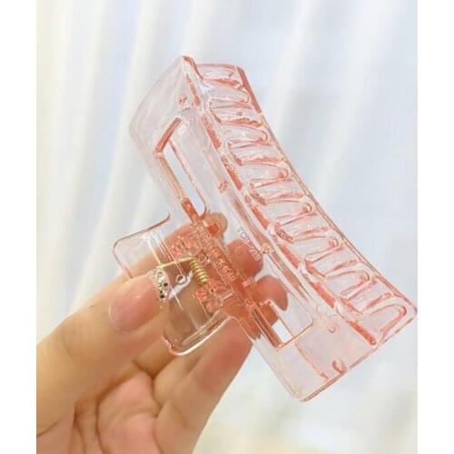 Woman Transparent Hair Claw Girls Hair Accessories Women Hair Crab Women Hair Ornaments Headwear Hairgrip Hairpins Clips