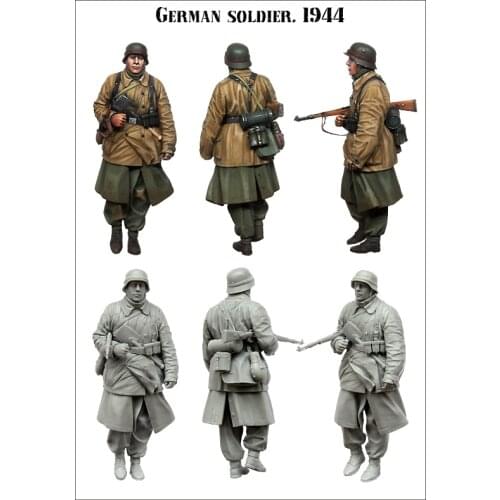 1/35 Resin Figure Model Kit WWII GERMAN SOLDER.1944 Unassambled Unpainted