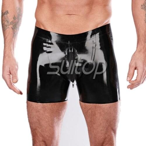 100% handmade rubber boxes short pants