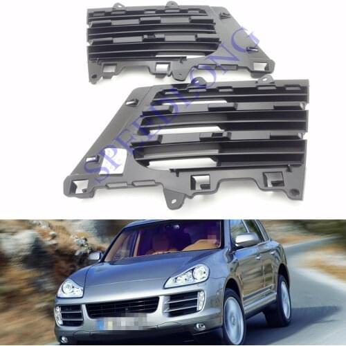 2 Pcs/Pair Front side grilles radiator grill insert RH and LH for Porsche Cayenne 2008-2010