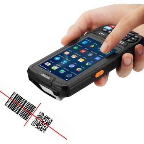 4G wifi rugged gps android 1d 2d bar code reader handheld pda barcode scanner android mobile with touch screen pdas with NFC
