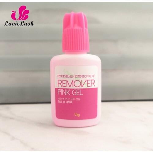 5 bottles original Korea SKY Pink Gel Remover For Eyelash and Eyebrow Extensions Glue glue remover 15g/pcs