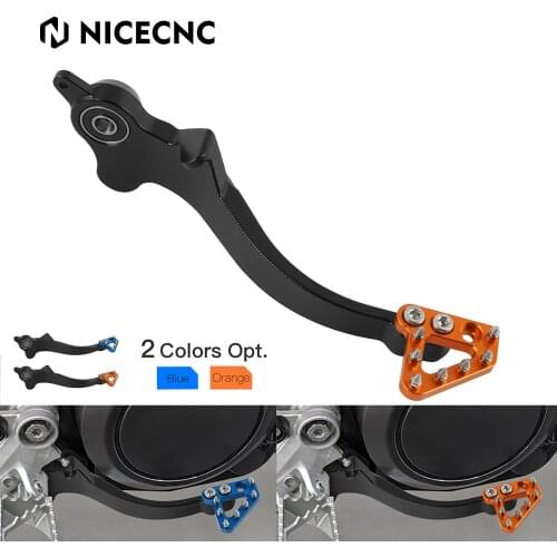 Motorcycle CNC Aluminum Foot Brake Pedal Lever For KTM 690 Enduro R 690 SMC R 2011-2018 Husqvarna 701 Enduro/ Supermoto 2016-19