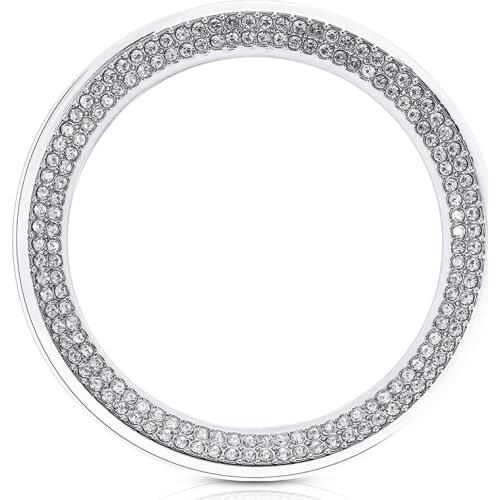 Steering Wheel Decal for -BMW 3 4 5 6 Series X3 X5 Crystal Car Wheel Logo Ring - Rhinestone Logo Sticker