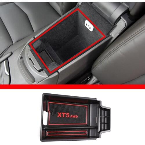 For 2016-2020 Cadillac XT5 XT6 ABS central control armrest box storage box car interior accessories