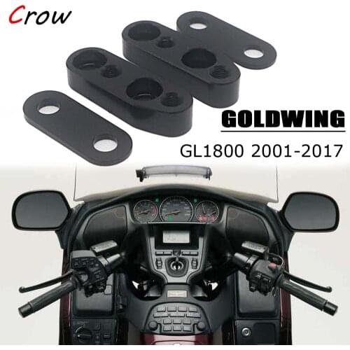 For Honda Goldwing GL1800 F6B GL 1800 2001-2017 Motocross Accessories Motorcycle Bar Clamps Handlebar Risers Adapter