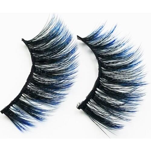 Flash girl newest E11 19 Styles 1 pairs colorful super soft 3D Mink Eyelash custom Private Label