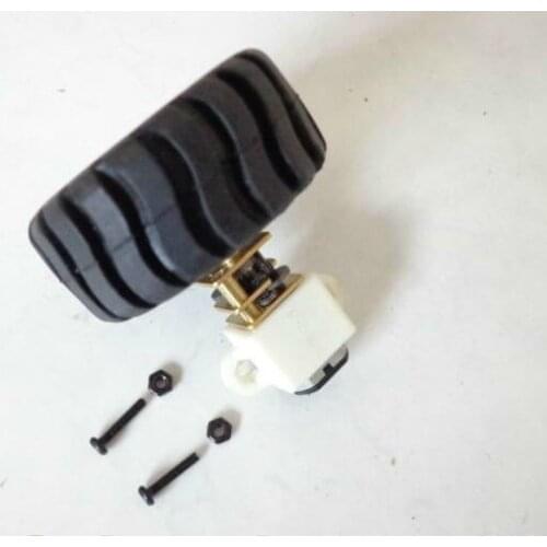 1set Smart Car Chassis Set For N20 With 3PI MiniQ Car Wheel Tyre + 12mm N20 Micro Gear Motor + Motor Mount Bracket Toy Car kit