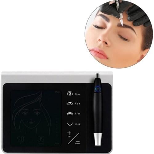 Multifunctional Tattoo Pen Machine Kit Lip Eyebrow Microblading Permanent Makeup Beauty Device Tattoo Pen Machine Control Kit