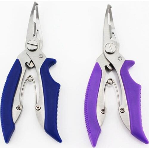 New Multiple Function Lure Pliers Hook Remover fly carp Fishing tackle tools stainless steel and accessories Line Cutter China