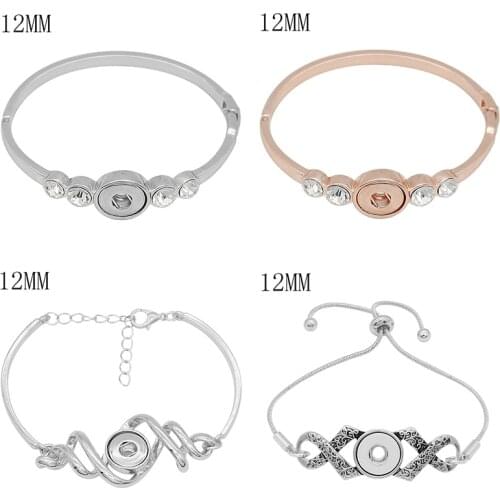 New Fashion 12mm Snap Button Bracelet DIY Jewelry KD3224