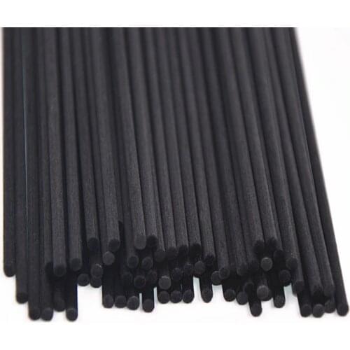 1000PCS 30cmx3mm Black Fiber Reed Diffuser Essential oil Rattan Sticks Home Fragrance Stick for Air Freshener