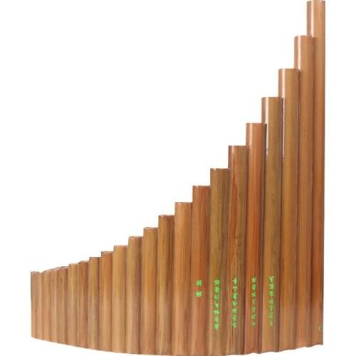 Panpipes flute instruments 22 pipes C-key professional performance Children and students 15 pipes G bitter bamboo flute Xiao