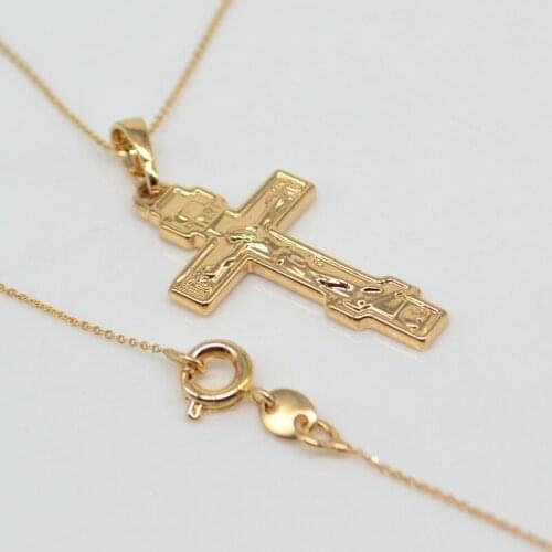 Orthodox Cross Pendant Necklace Fashion Religious jewelry 001