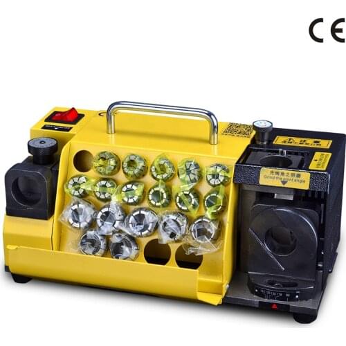 220v /110v Drill Bit Grinder 3~20mm Drill Bits Sharpener Grinder + CBN /SDC Grinder Wheel + 18pcs Collets MR-20G