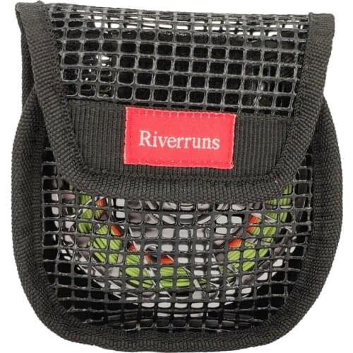Aventik Fishing Reel Bag Polyurethane Compact Protective Mesh Gear Fly Fishing Reel Bag
