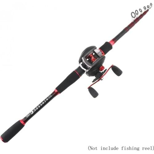 2.4m 7 Section Carbon Fiber Lure Fishing Rod Travel Ultra Light Spinning / Casting Fishing Rod Portable Rod