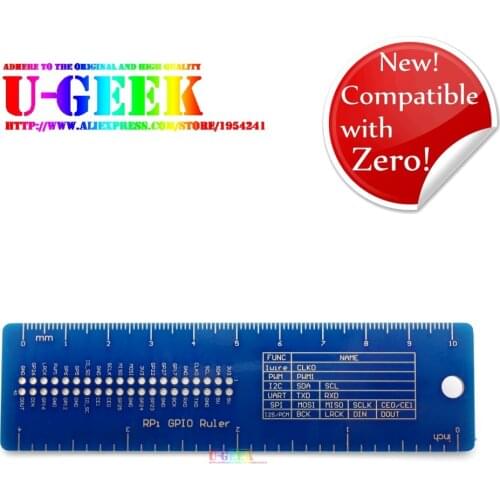UGEEK 2016 New! GPIO Ruler for Raspberry Pi 3 Model B Raspberry Pi 2 Model B A+ B+ Raspberry Pi Zero |Tutorial|Reference
