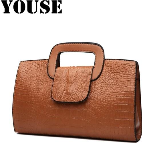 YOUSE Brand New Spring/summer 2021 Fashion Trend Is Alligator Skin One-shoulder Cross-body Bag for Women Bags Clutch Bags Purse