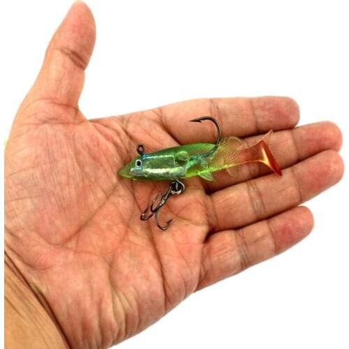 10pcs/lot 10cm 20g soft bait hook bag lead Lures sub bionic artificial fish recommend the best package lead fish bait