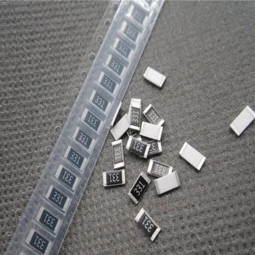 100pcs 2010 330R 330 ohms Chip Resistor Accuracy ±5% Screen Printing 331 Size 5*2.5MM 1/2W