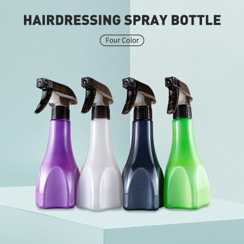 320ML Plastic Pure Color Trigger Sprayer Bottle High Pressure Barber Hair Oil Applicator Bottle Atomizer Moistening For Hair