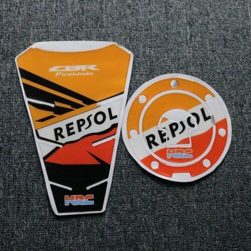 3D Carbon-look Motorcycle Tank Pad Protector Decal Stickers Case for Honda CBR 250RR 600RR 900RR 1000RR 300 954 929 650F 500R