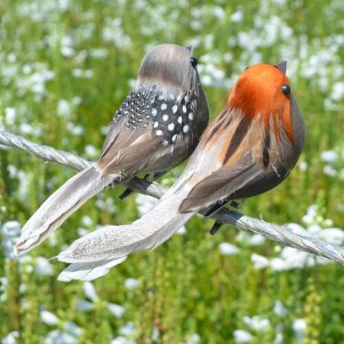 40% Hot Sales!!! Foam Birds Lawn Figurine Ornament Photo Props Yard Garden Craft Decor with Clip