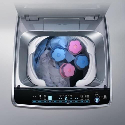 Washing Machine Flower Shape Filter Bag Hair Remover Decontamination Bag Universal Net Filter Hair Bag Removal Floating