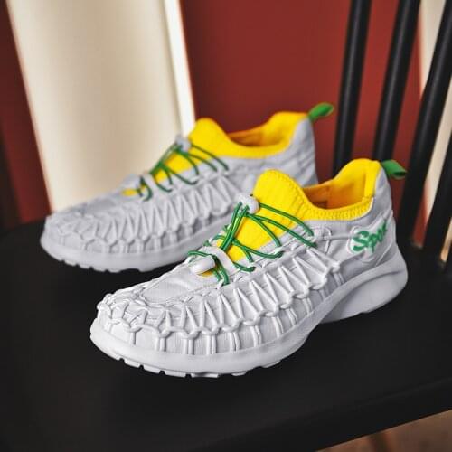 Classic Brand Outdoor Sports Shoes for Man Hand Made Mens Designer Shoes Wearable Jogging Shoes Men Autumn Boy Walking Sneakers