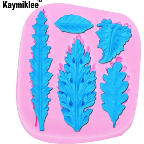 M311 Hot Leaves Set Veiner Silicone Mold for Gumpaste Fondant Gumpaste Flower Baking Sugar Decoration Cake Tool
