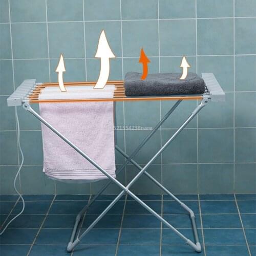 110V/220V Foldable Alloy Aluminum Electric Cloth Dryer Home Dormitory 120W Energy-saving Electric Cloth Dryer bearing 10kg