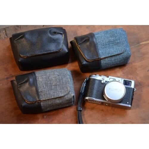 Mirrorless Waterproof Photo Camera Genuine leather Bag Body Case For CANON G1X G1XII G1XIII G1X3 EOS M M2 M3 M6 M10 M100 Digital