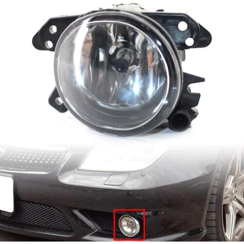 W219 Car Front Left Fog Light Lamp w/ Bulb For Mercedes Benz C250 C300 C350 CL550 CL600 GLK350 GL ML 350 450 550 etc