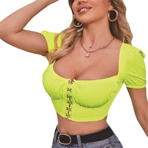 Женские укороченные футболки YGYEEG China At AliExpress