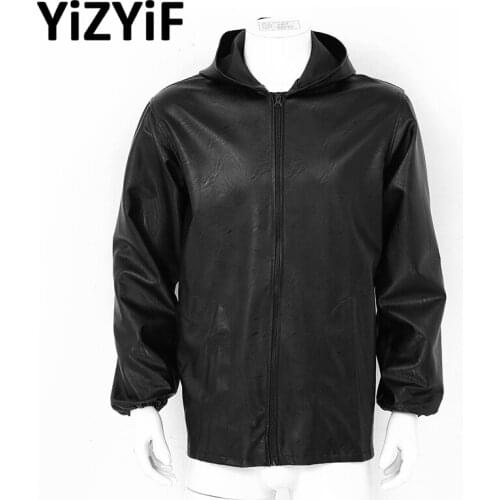 YiZYiF Hooded Jackets For Men