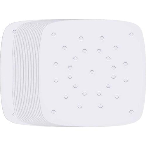 Hot Air Fryer Liners, Set of 200, 7.5 Inch Square Air Fryer Liners/Bamboo Steaming Paper/Parchment Paper Sheets