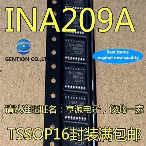 10Pcs INA209A INA209AIPW INA209AIPWR Power monitor and high speed comparator chip in stock 100% new and original