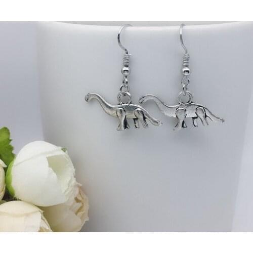 2018 / Europe and the United States hot-selling charm long neck dragon earrings, animal earrings long paragraph wild earrings