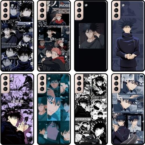 Jujutsu Kaisen Fushiguro Megumi Case For Samsung Galaxy S21 Ultra S10 S8 S9 Note 10 Plus Note 20 S10e S20 FE Phone Cover
