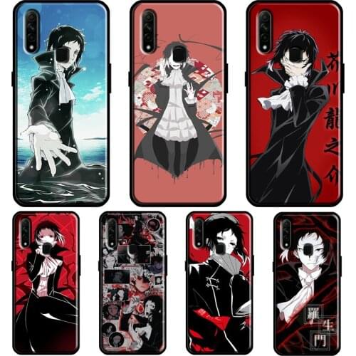 Ryunosuke Akutagawa Bungo Stray Dogs Case For OPPO A53 A31 2020 A5 A9 A15 A52 A72 A92 A1K A83 A91 A5S Find X3 Pro Reno 2Z Cover