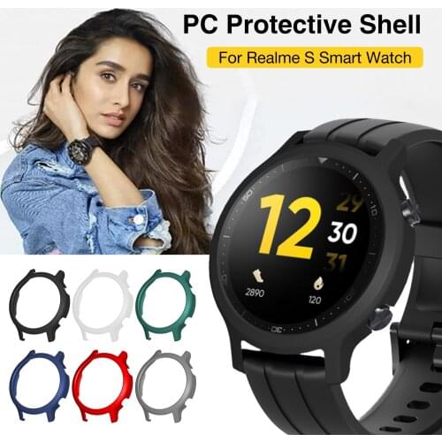 Eco-friendly tpu Protective Case For Realme Watch S Strap Smart watch Cover Replacement Watch Shell Hard Frame Various Colors