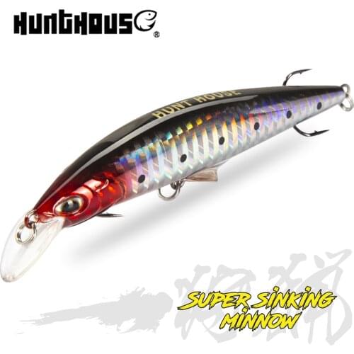 Hunthouse official store minnow lure G-control minnow sinking fishing lure 95/120mm 28/41g artificial swimbait jerkbaits