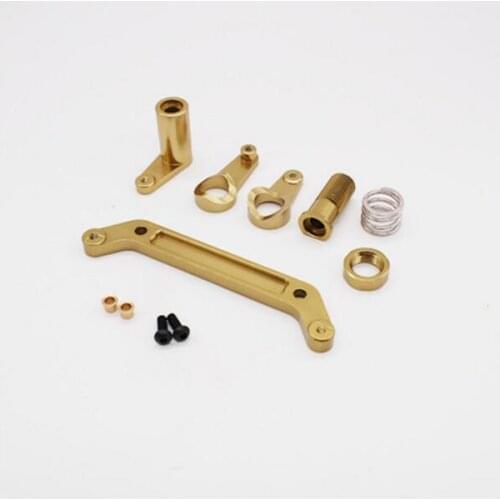 JLB Racing CHEETAH 1/10 Brushless RC Car spare parts Metal upgrades Servo protection steering gear steering arm assembly EA1009