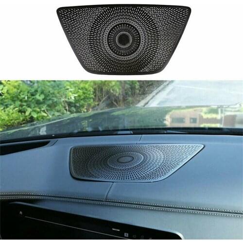 Aluminum Alloy Black Center Console Dashboard Speaker Cover Decorative Trim Fit for BMW X5 G05 2019-2021 Car Accessories