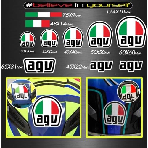 Motorcycle helmet stickers can be pasted arc special stickers suitable for agv K1 k3 K5-S modified helmet