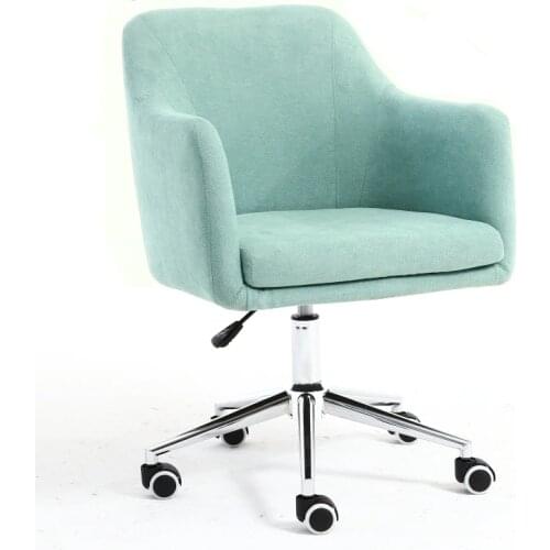 Fully Removable And Wash Nordic Solid Wood Fabric Dining Chair Single Sofa To Discuss Milk Tea Living Room Desk Computer Home Ba