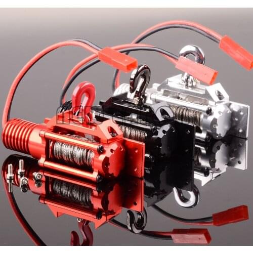 RC Scale Alloy ELECTRIC WINCH FZ0019 FOR 1/10 Rock Crawler Axial SCX10 Wraith D90 NEW ENRON 1:10